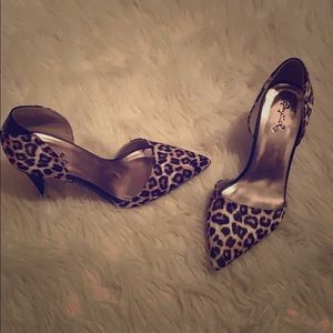 Leopard heels